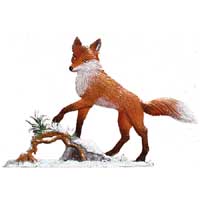 Christmas Motif Collection : Papa Fox in Winter 