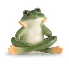 Amphibia daydreaming frog figurine