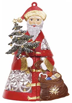 Filigree Santa with Tree