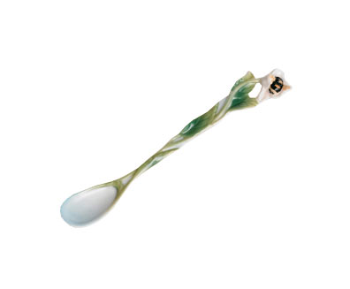 Bee & Apple Blossom design spoon - Retired