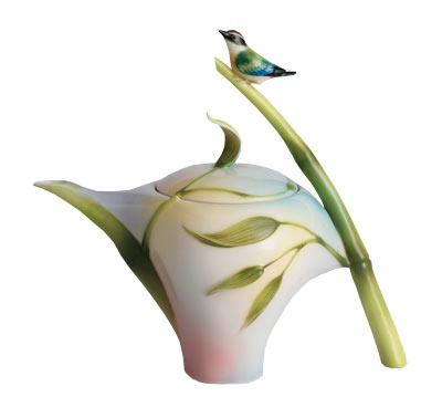 Bamboo Song Bird design teapot