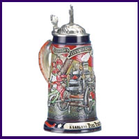 Firefighter and Police Steins